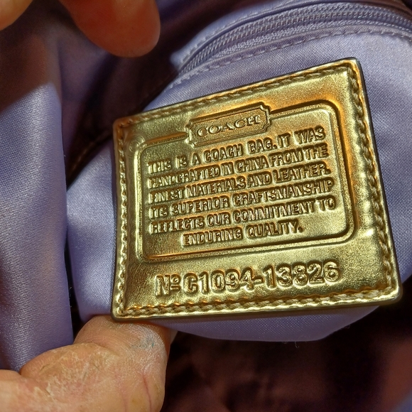 Coach poppy tote - Picture 8 of 9